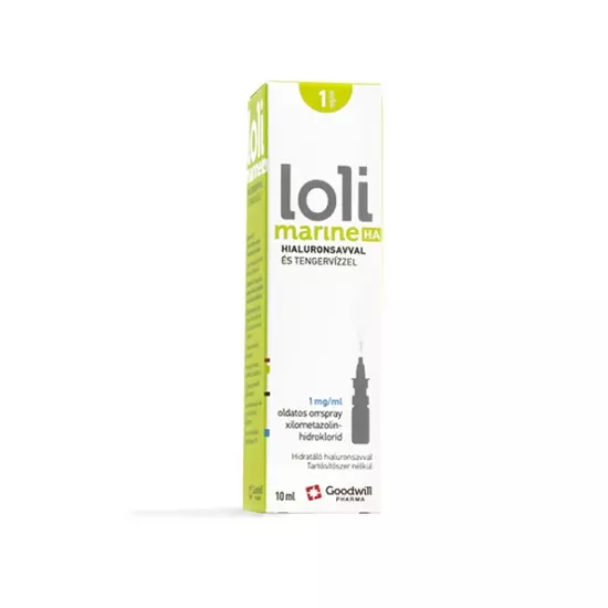 Lolimarine HA 1 mg/ml oldatos orrspray 10 ml