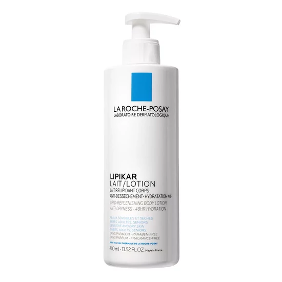 LA ROCHE-POSAY Lipikar illatmentes testápoló tej (400ml)