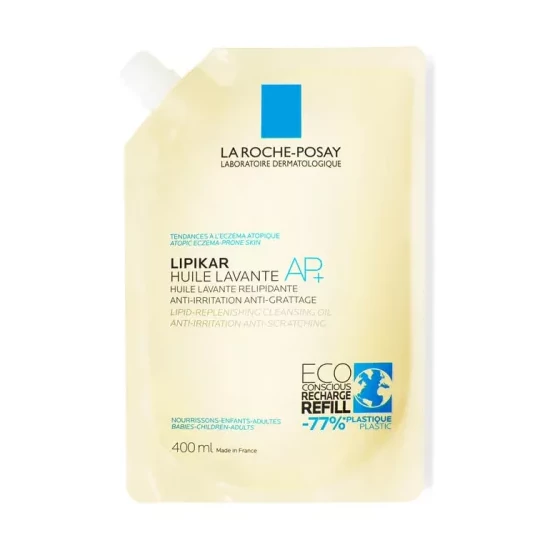 LA ROCHE-POSAY Lipikar AP+ tusfürdő olaj utántöltő (400ml)