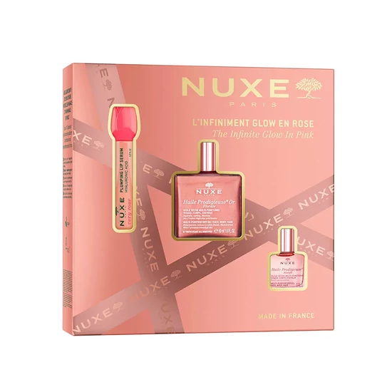 NUXE szett Infinite Glow Pink 2025 50ml+8ml+10ml