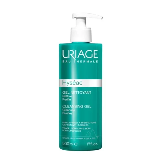 URIAGE Hyséac habzó tisztító gél zsíros bőrre (500ml)