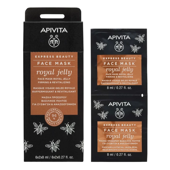 APIVITA Expressz feszesítő arcmaszk - Méhpempővel 2x8ml