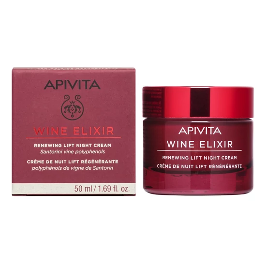 APIVITA WINE ELIXIR - Ránctalanító éjszakai krém 50ml
