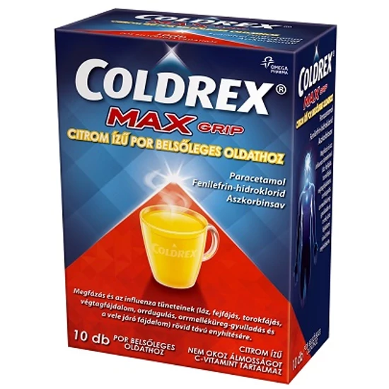 Coldrex Maxgrip Citromízű Por Belsőleges Oldathoz 10x