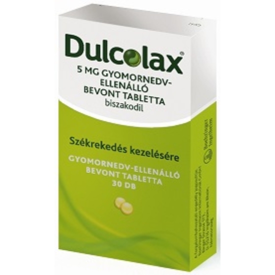 Dulcolax 5mg Gyomornedv-ellenálló Bevont Tabletta 30x