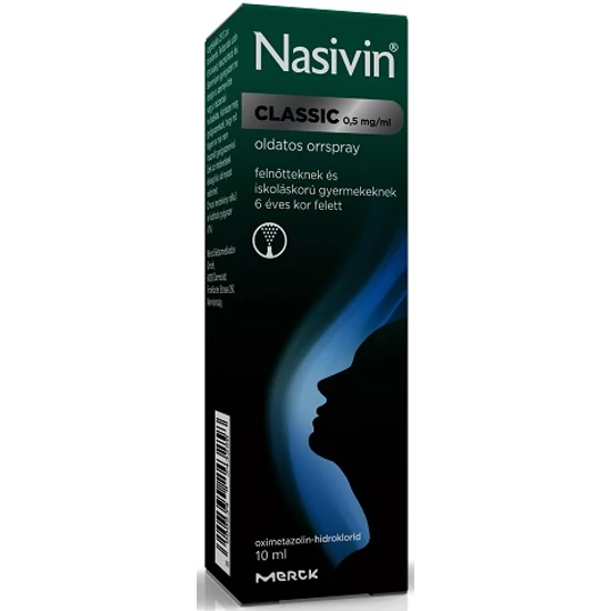 Nasivin Classic 0,5mg/ml Adagoló Orrspray 10ml
