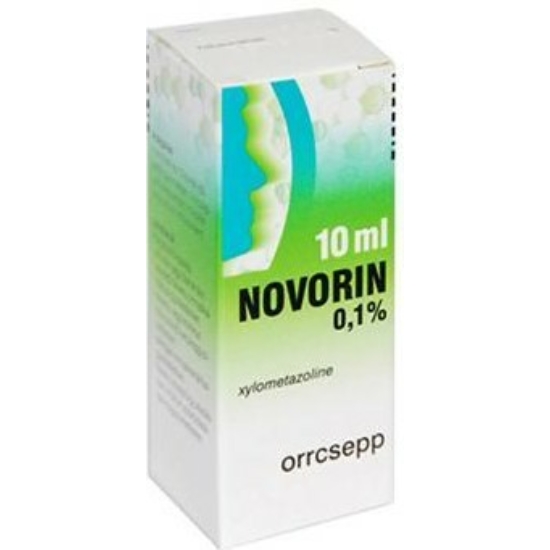 Novorin 0,1% Oldatos Orrcsepp 10ml