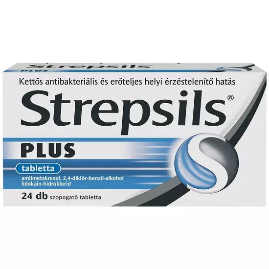 Strepsils Plus Tabletta 24x