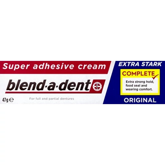 Blend-a-dent Extra erős Műfogsor Ragasztó Original gél 47g