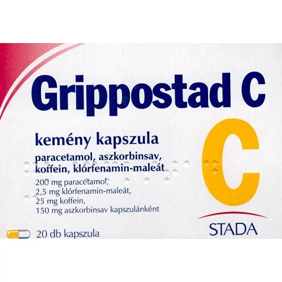 Grippostad C Kemény Kapszula 20x