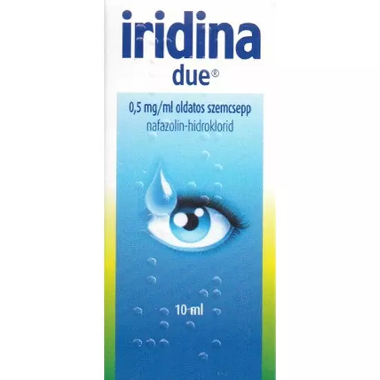 Iridina Due 0,5mg/Ml Oldatos Szemcsepp 1x10ml