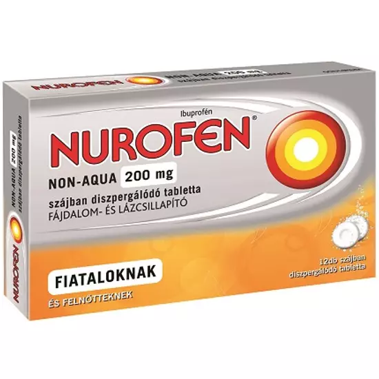 Nurofen Non-aqua 200mg Szájban Diszpergálódó Tabletta 12x