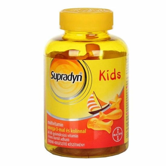 Supradyn Kids Multivitamin + Omega-3 Gumicukor 60x