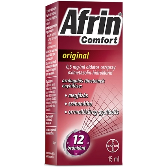 Afrin Comfort Original 0,5 Mg/Ml Oldatos Orrspray 15ml