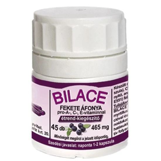 Bilace Fekete Áfonya Kapszula 45x