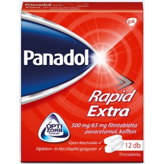 Panadol Rapid Extra 500mg/65mg Filmtabletta 24x