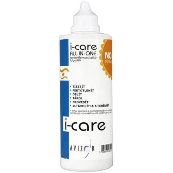 I-care Lágy Kontaktlencse Tisztító Folyadék 350ml