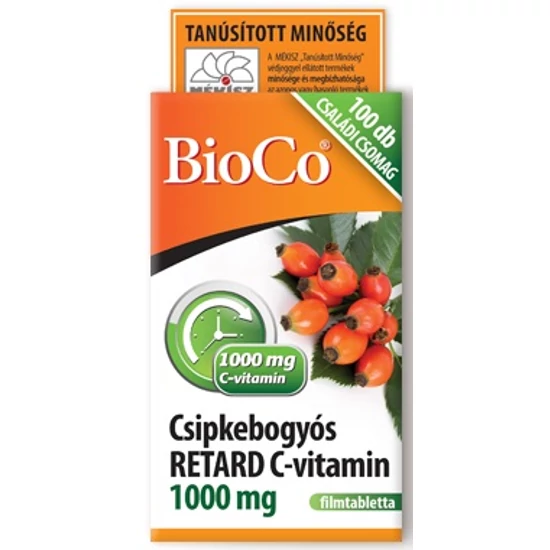 Bioco C-vitamin 1000mg Csipkebogyóval 100x
