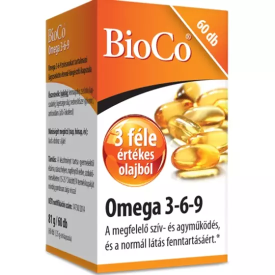 Bioco Omega 3-6-9 Kapszula 60x