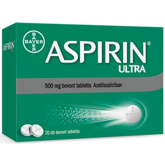 Aspirin Ultra 500mg Bevont Tabletta 20x