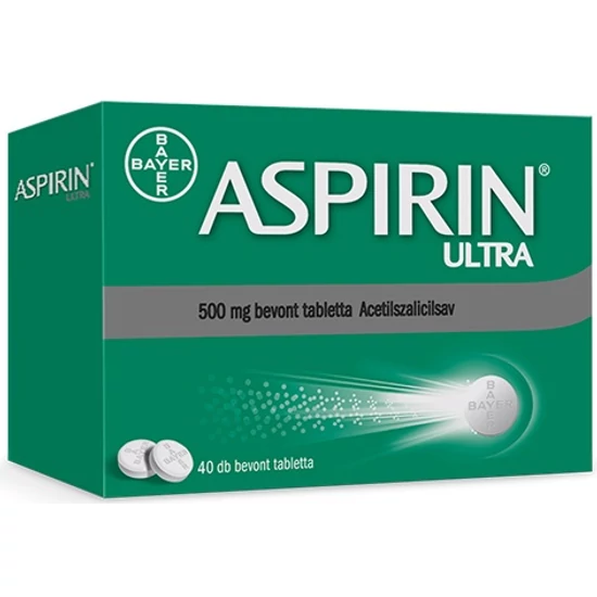 Aspirin Ultra 500mg Bevont Tabletta 40x