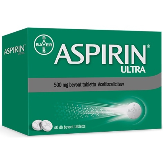 Aspirin Ultra 500mg Bevont Tabletta 40x