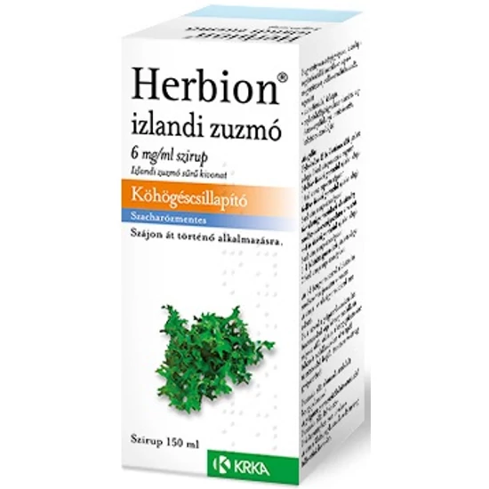Herbion Izlandi Zuzmó 6mg/Ml Szirup 150ml