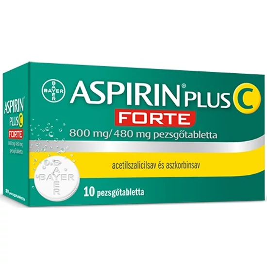 Aspirin Plus C Forte 800mg/480mg Pezsgőtabletta 10x