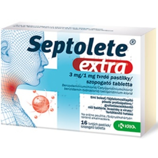 Septolete Extra Eukaliptusz 3mg/1mg Szopogató Tabletta 16x