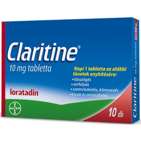 Claritine 10mg Tabletta 10x
