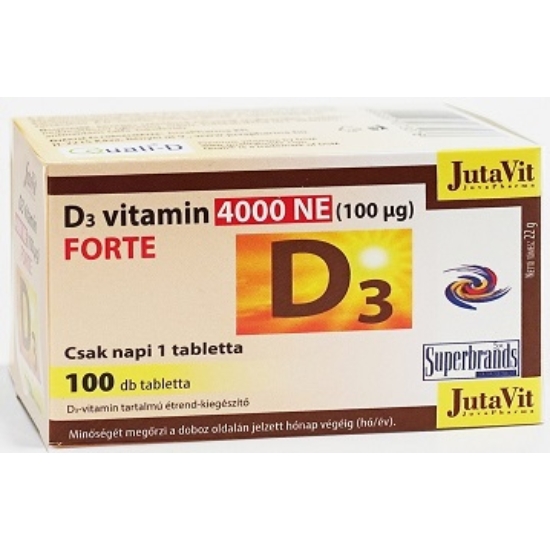 Jutavit D-vitamin 4000NE Forte tabletta 100x