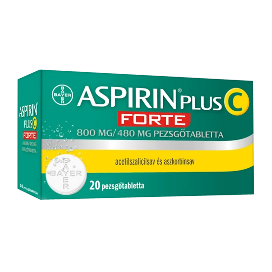 Aspirin Plus C Forte 800mg/480mg Pezsgőtabletta 20x