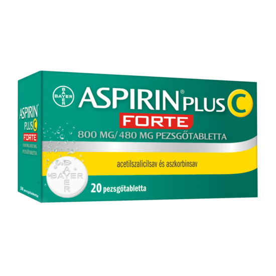 Aspirin Plus C Forte 800mg/480mg Pezsgőtabletta 20x