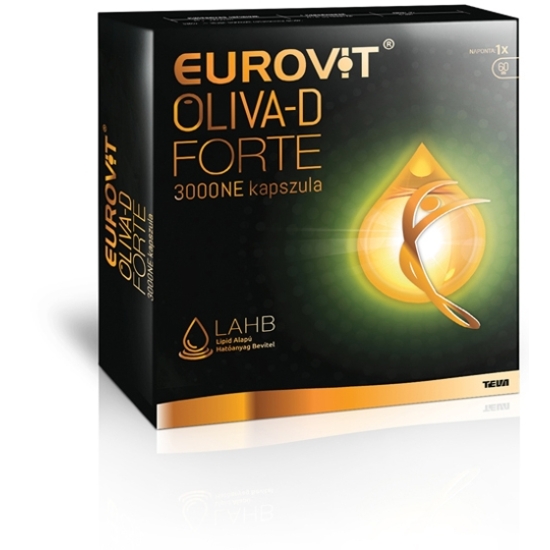 Eurovit Oliva-d 3000ne Kapszula 60x