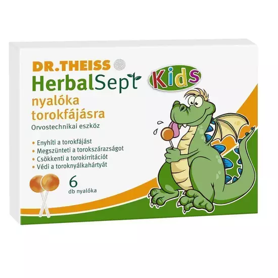 Dr. Theiss HerbalSept nyalóka torokfájásra 6 db