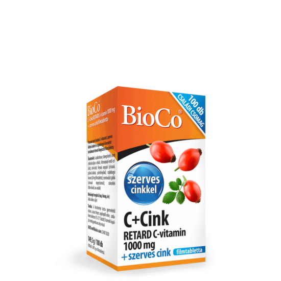 BioCo C+Cink RETARD C-vitamin 1000 mg 100 db filmtabletta