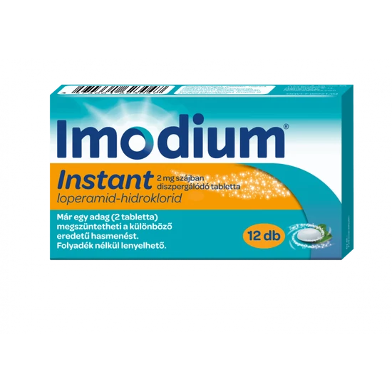Imodium Instant 2mg Szájban Diszpergálódó Tabletta 12x
