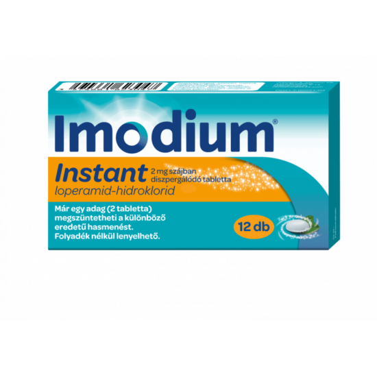 Imodium Instant 2mg Szájban Diszpergálódó Tabletta 12x