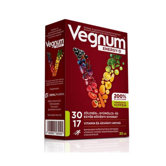 VEGNUM ENERGY-D KAPSZULA 30X
