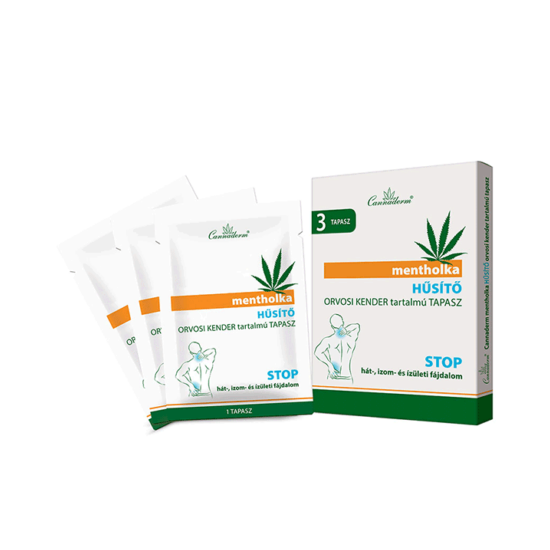 CANNADERM MENTHOLKA TAPASZ HŰSÍTŐ (3X)