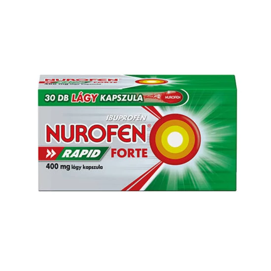 NUROFEN RAPID FORTE 400MG LÁGY KAPSZULA 30X