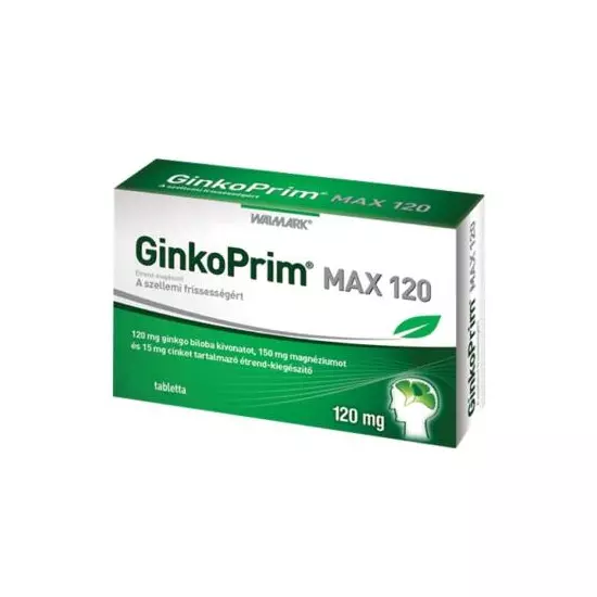 WALMARK GINKOPRIM MAX 120MG TABLETTA 60X