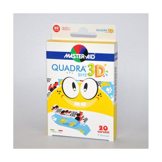 MASTER AID QUADRA 3D SENSITIVE SEBTAPASZ FIÚKNAK 20X