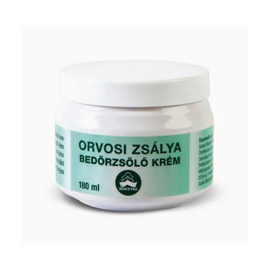 BIOEXTRA ORVOSI ZSÁLYÁS BEDÖRZSÖLŐ KRÉM 180ML