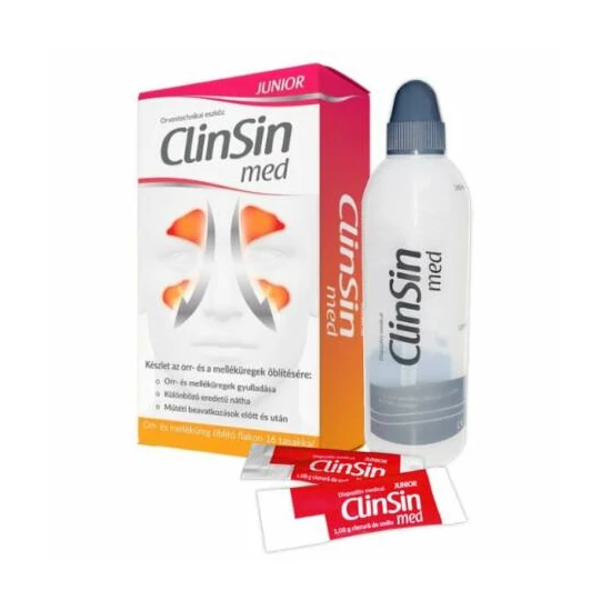 Clinsin Med Junior Orr/melléküreg Öblítő Készlet
