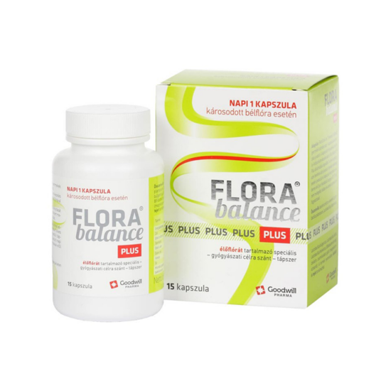 FLORABALANCE PLUS ÉLŐFÓRÁT TARTALMAZÓ KAPSZULA 15X