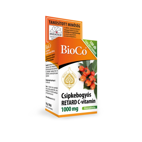BIOCO CSIPKEBOGYÓS RETARD 1000mg C-VITAMIN 100DB