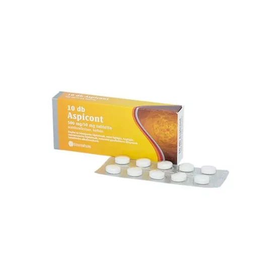 Aspicont 500 mg/50 mg tabletta 10x