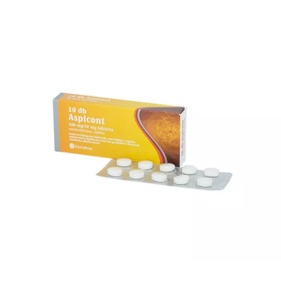 Aspicont 500 mg/50 mg tabletta 10x