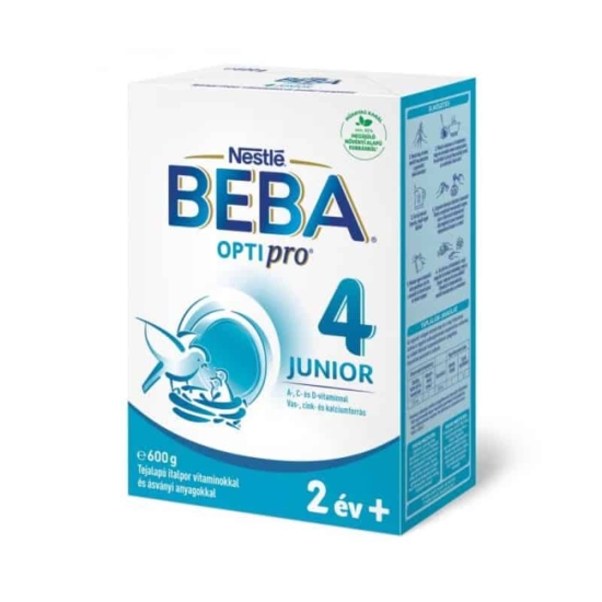 Beba Optipro 4 Junior tejalapú italpor vitaminokkal és ásványi anyagokkal 600g